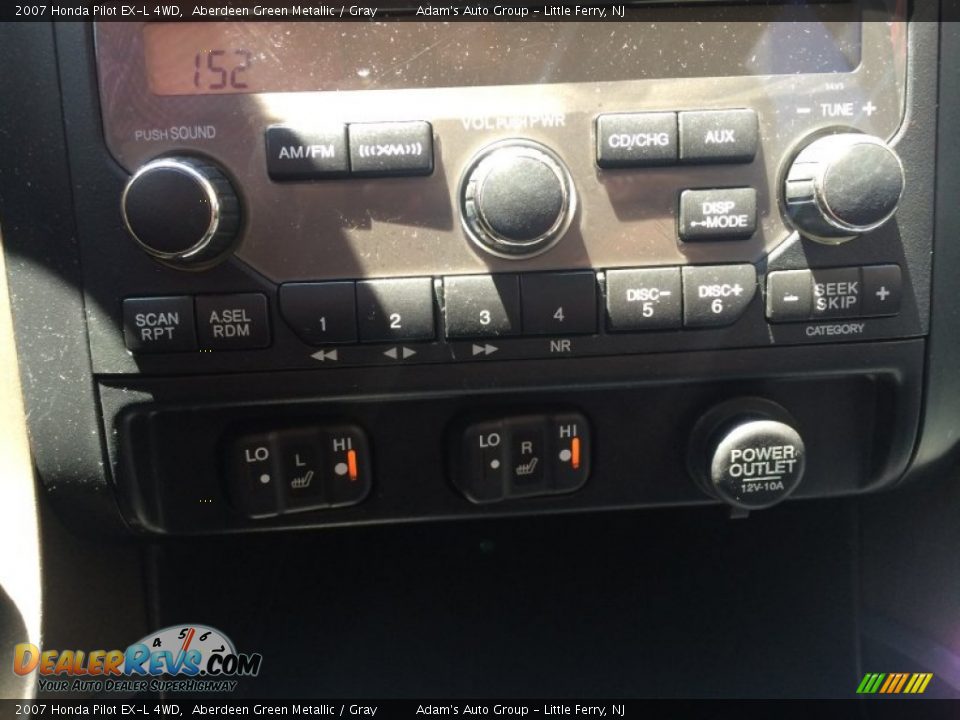 2007 Honda Pilot EX-L 4WD Aberdeen Green Metallic / Gray Photo #12