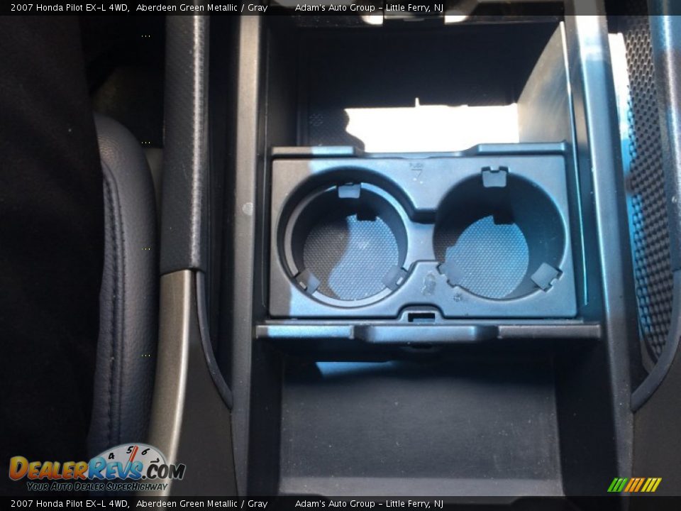 2007 Honda Pilot EX-L 4WD Aberdeen Green Metallic / Gray Photo #13