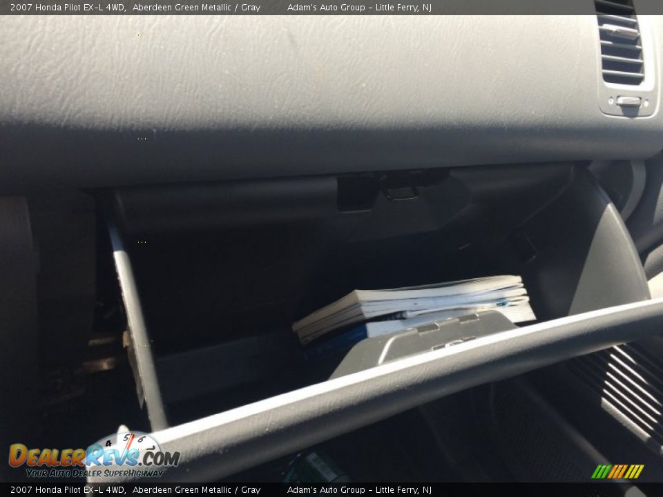 2007 Honda Pilot EX-L 4WD Aberdeen Green Metallic / Gray Photo #14