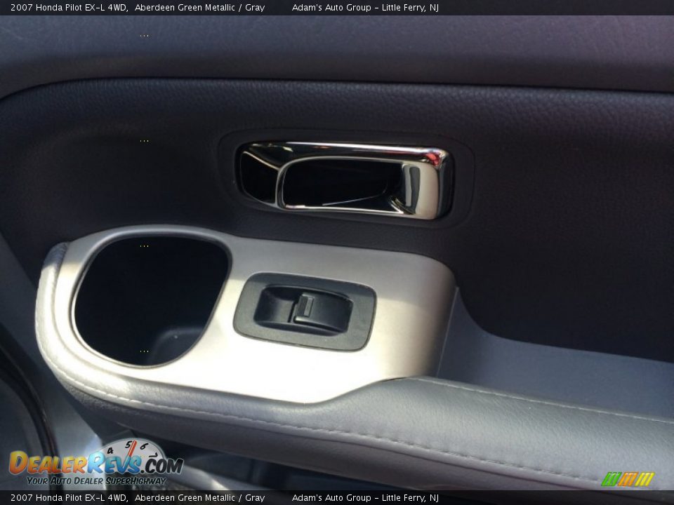 2007 Honda Pilot EX-L 4WD Aberdeen Green Metallic / Gray Photo #17