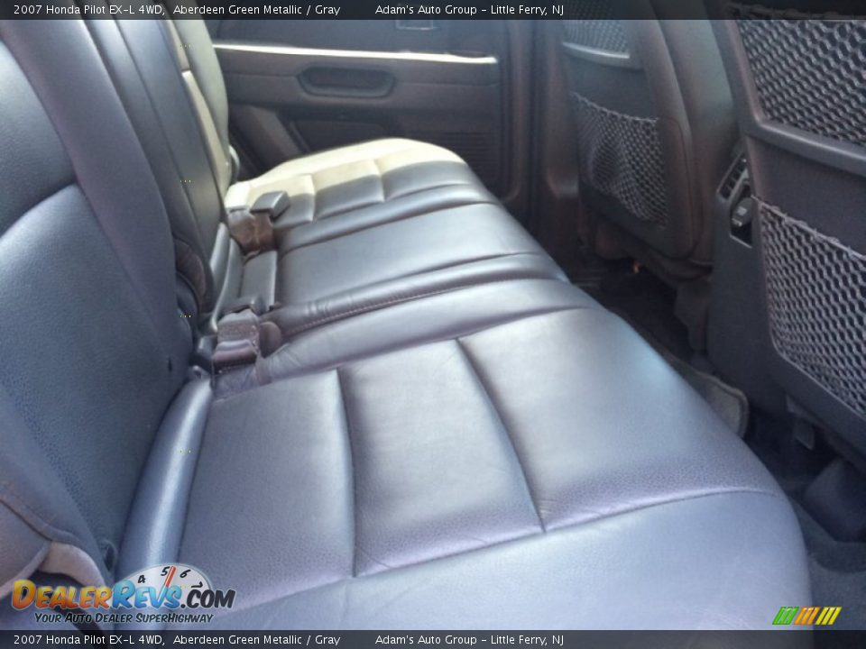 2007 Honda Pilot EX-L 4WD Aberdeen Green Metallic / Gray Photo #18