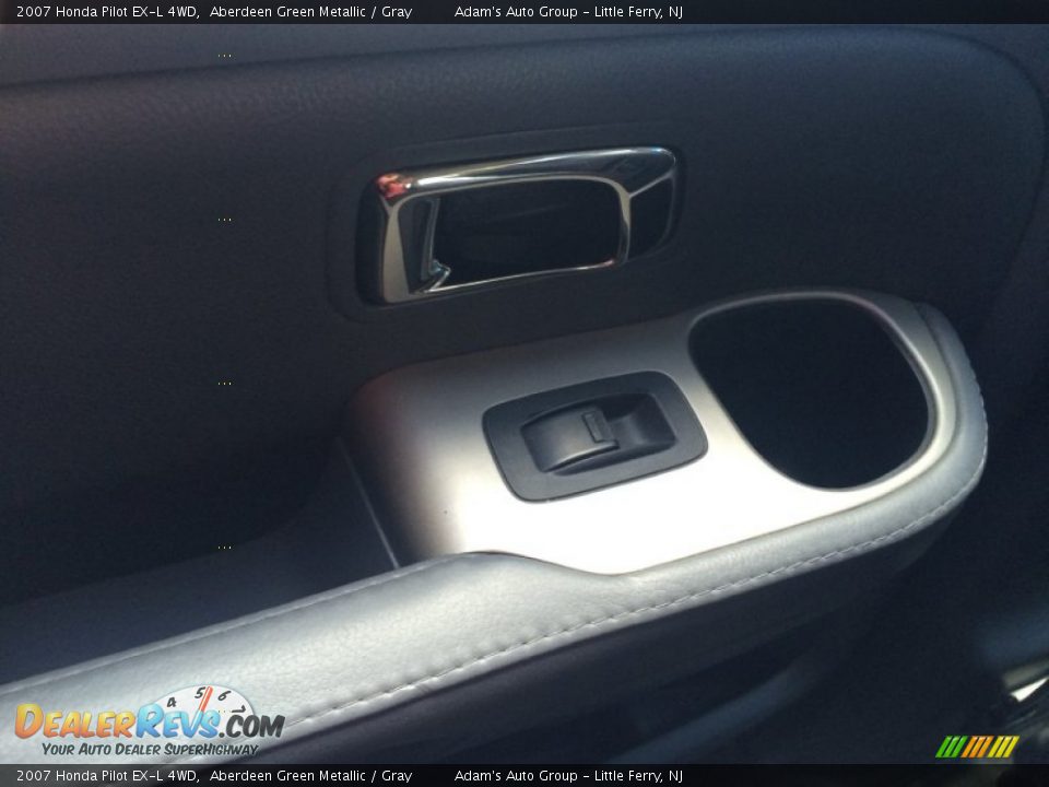 2007 Honda Pilot EX-L 4WD Aberdeen Green Metallic / Gray Photo #23