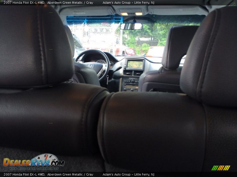 2007 Honda Pilot EX-L 4WD Aberdeen Green Metallic / Gray Photo #26