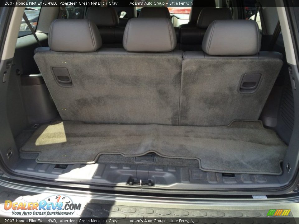 2007 Honda Pilot EX-L 4WD Aberdeen Green Metallic / Gray Photo #27
