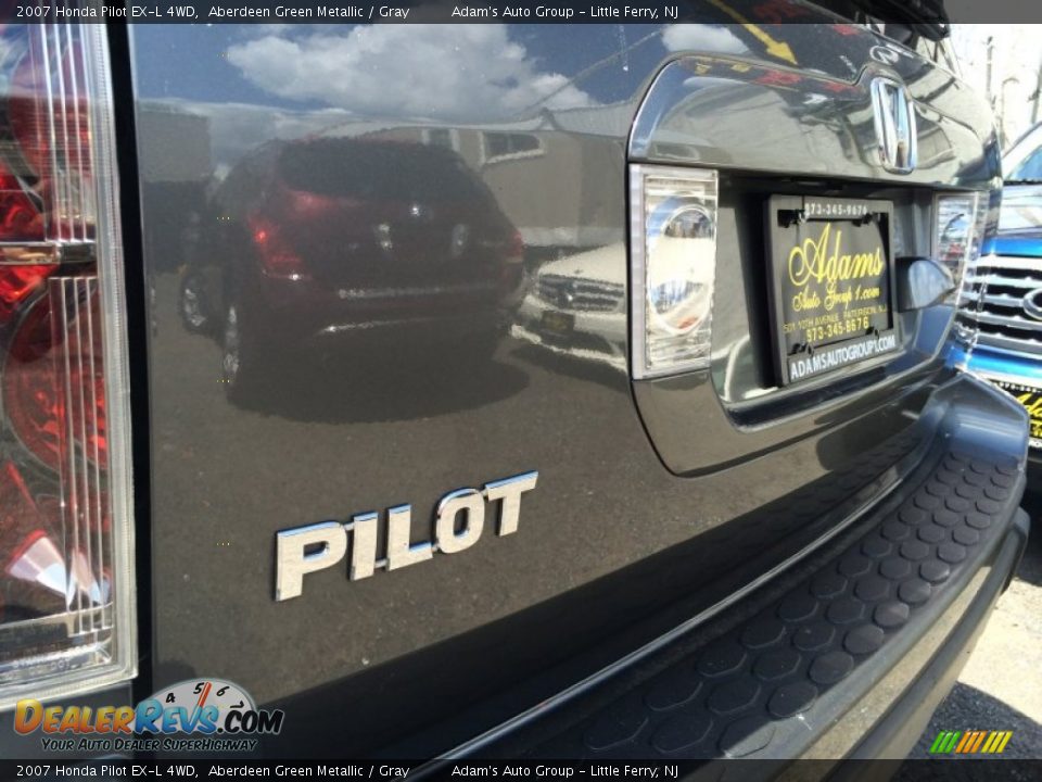 2007 Honda Pilot EX-L 4WD Aberdeen Green Metallic / Gray Photo #31