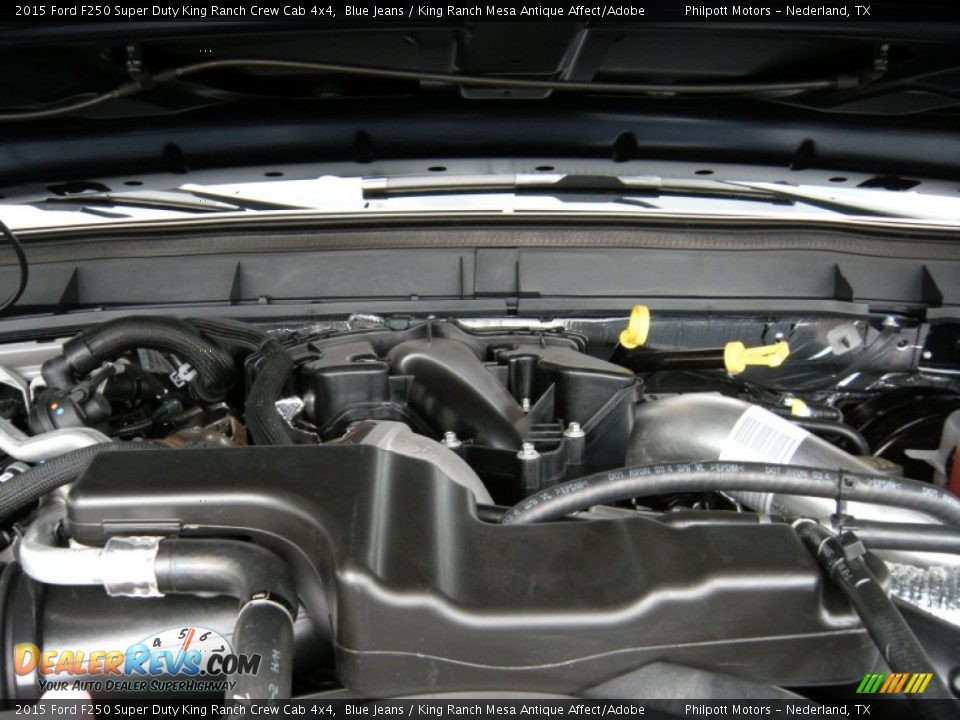 2015 Ford F250 Super Duty King Ranch Crew Cab 4x4 Blue Jeans / King Ranch Mesa Antique Affect/Adobe Photo #20