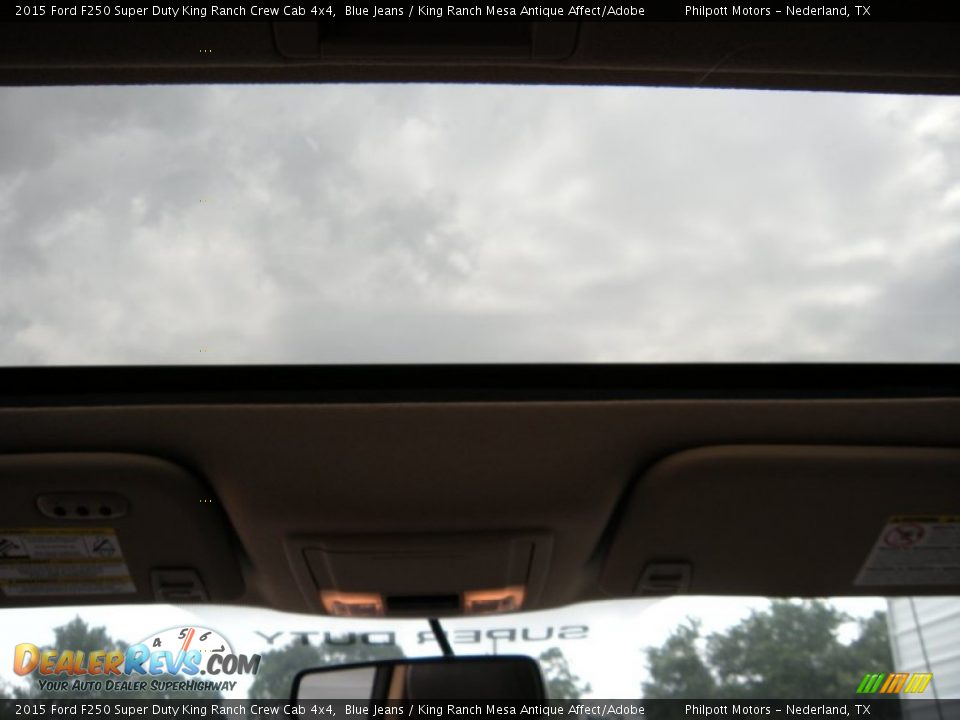 2015 Ford F250 Super Duty King Ranch Crew Cab 4x4 Blue Jeans / King Ranch Mesa Antique Affect/Adobe Photo #30