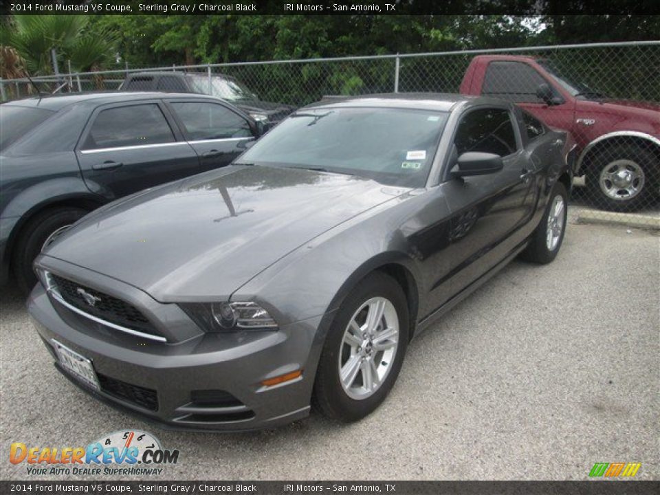 2014 Ford Mustang V6 Coupe Sterling Gray / Charcoal Black Photo #2