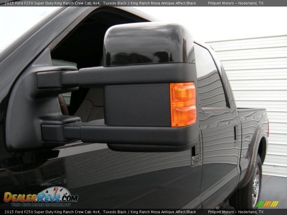 2015 Ford F250 Super Duty King Ranch Crew Cab 4x4 Tuxedo Black / King Ranch Mesa Antique Affect/Black Photo #13