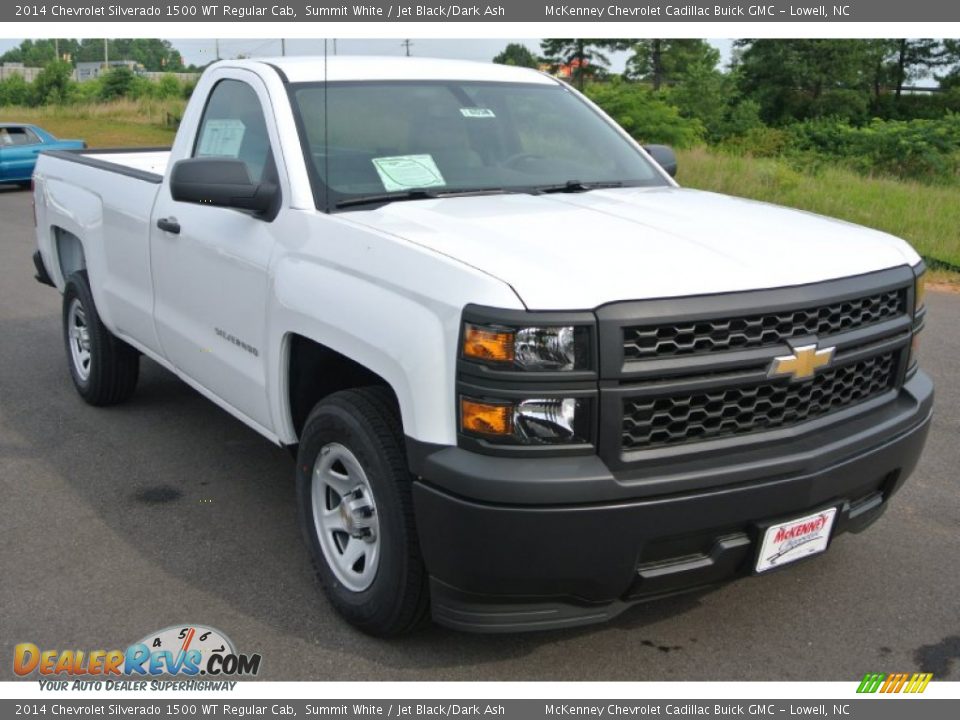 2014 Chevrolet Silverado 1500 WT Regular Cab Summit White / Jet Black/Dark Ash Photo #1