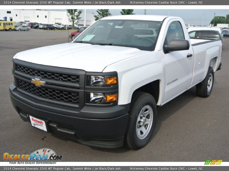 2014 Chevrolet Silverado 1500 WT Regular Cab Summit White / Jet Black/Dark Ash Photo #2