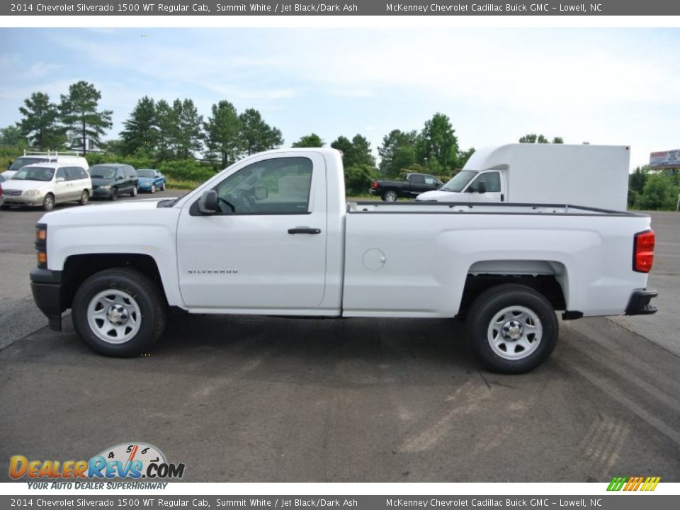 2014 Chevrolet Silverado 1500 WT Regular Cab Summit White / Jet Black/Dark Ash Photo #3