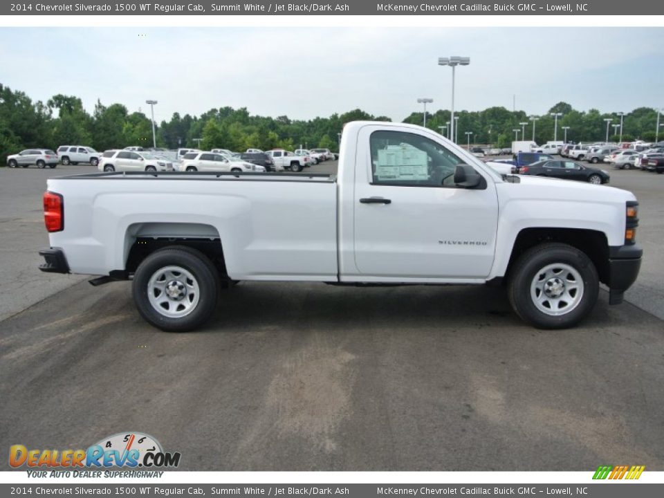 2014 Chevrolet Silverado 1500 WT Regular Cab Summit White / Jet Black/Dark Ash Photo #6