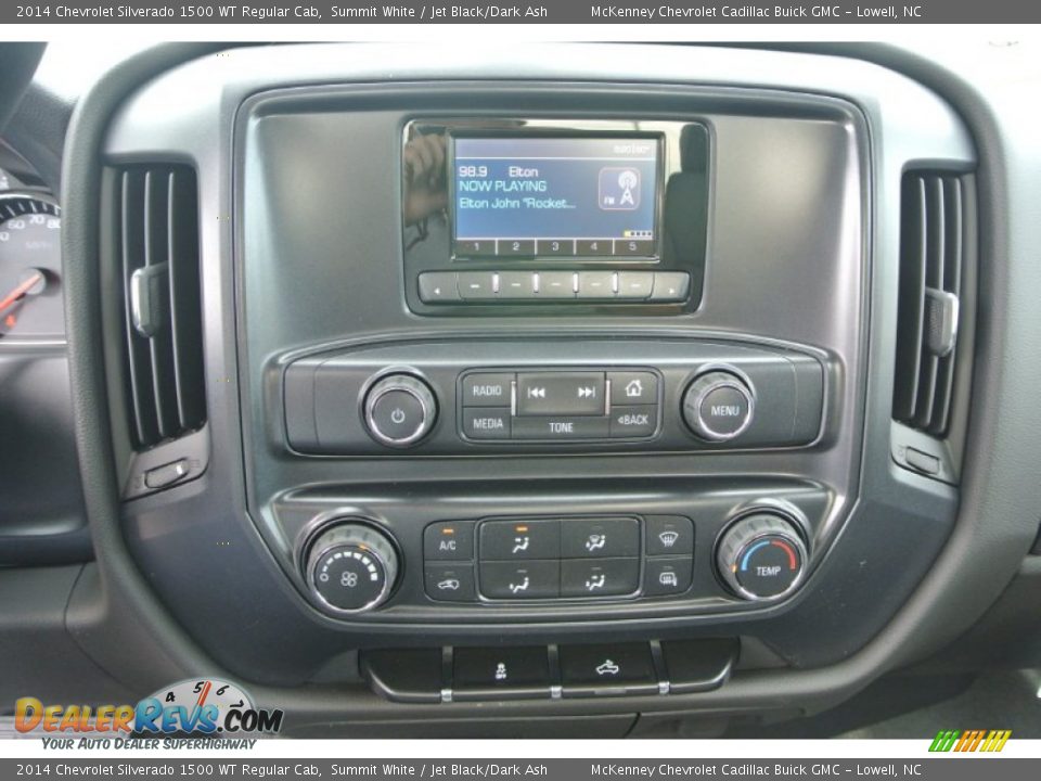 2014 Chevrolet Silverado 1500 WT Regular Cab Summit White / Jet Black/Dark Ash Photo #11