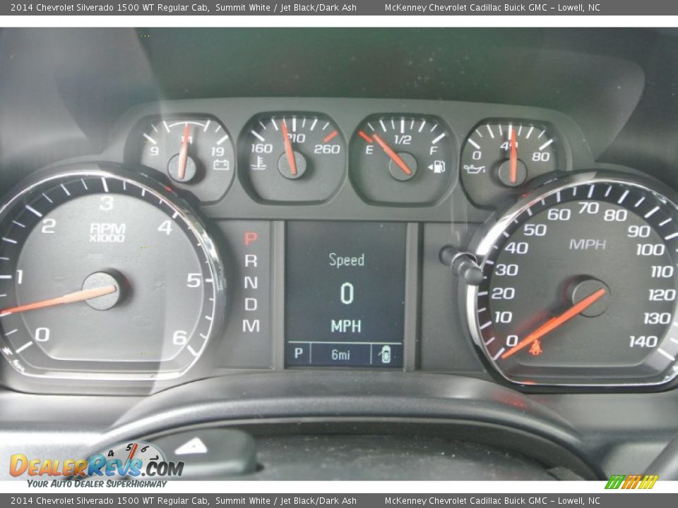 2014 Chevrolet Silverado 1500 WT Regular Cab Summit White / Jet Black/Dark Ash Photo #13