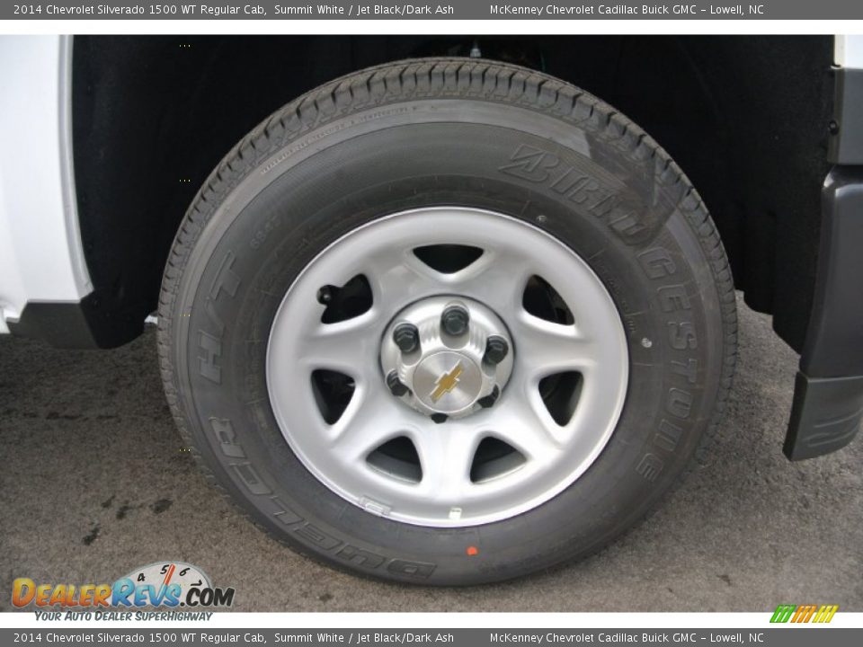 2014 Chevrolet Silverado 1500 WT Regular Cab Summit White / Jet Black/Dark Ash Photo #18