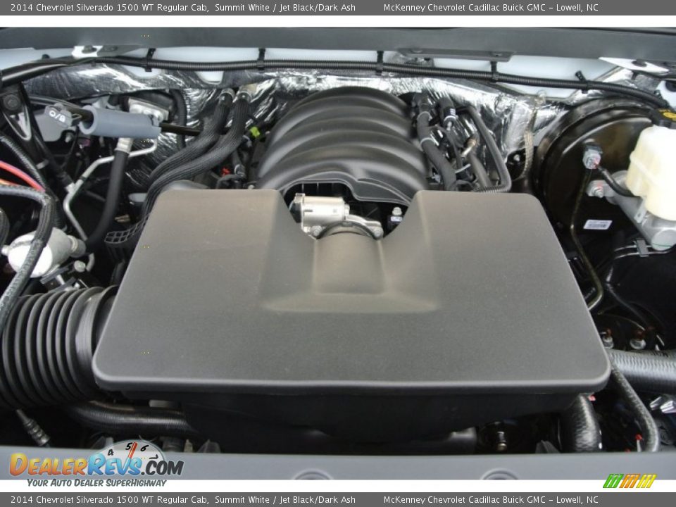 2014 Chevrolet Silverado 1500 WT Regular Cab Summit White / Jet Black/Dark Ash Photo #19