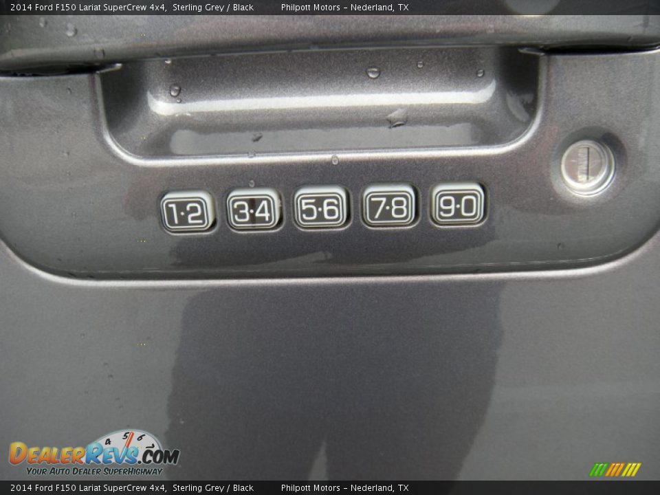 2014 Ford F150 Lariat SuperCrew 4x4 Sterling Grey / Black Photo #16