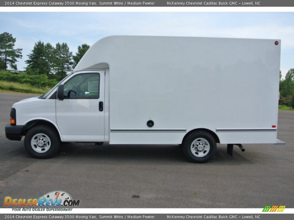 2014 Chevrolet Express Cutaway 3500 Moving Van Summit White / Medium Pewter Photo #3
