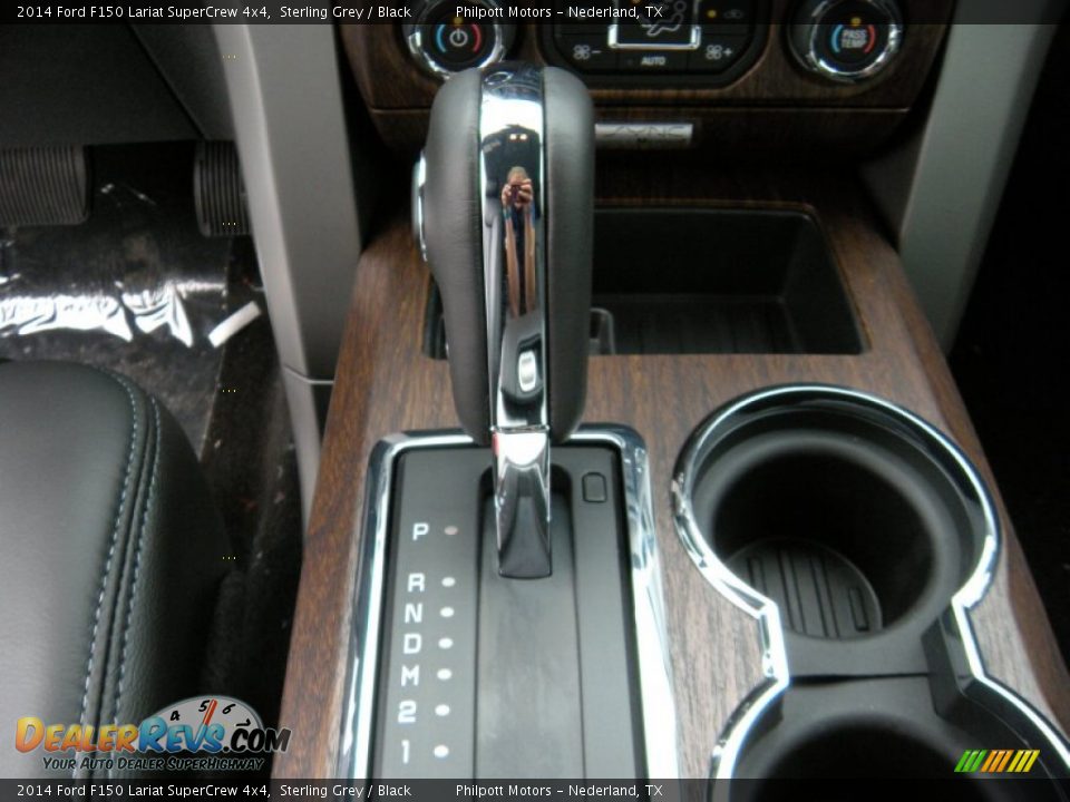 2014 Ford F150 Lariat SuperCrew 4x4 Sterling Grey / Black Photo #33