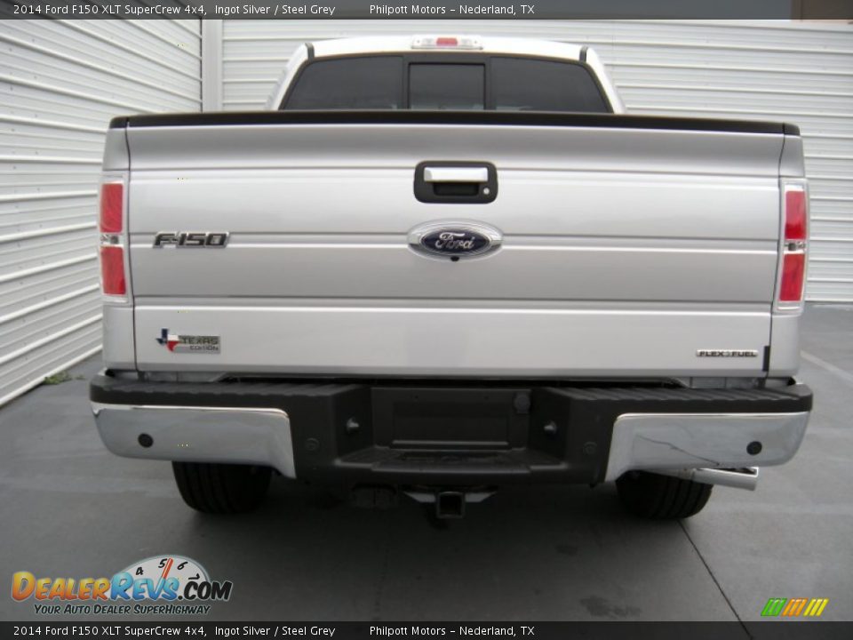 2014 Ford F150 XLT SuperCrew 4x4 Ingot Silver / Steel Grey Photo #5