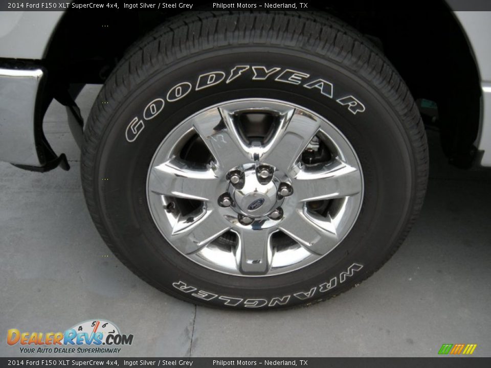 2014 Ford F150 XLT SuperCrew 4x4 Ingot Silver / Steel Grey Photo #11