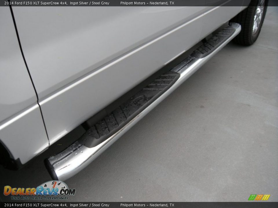 2014 Ford F150 XLT SuperCrew 4x4 Ingot Silver / Steel Grey Photo #12