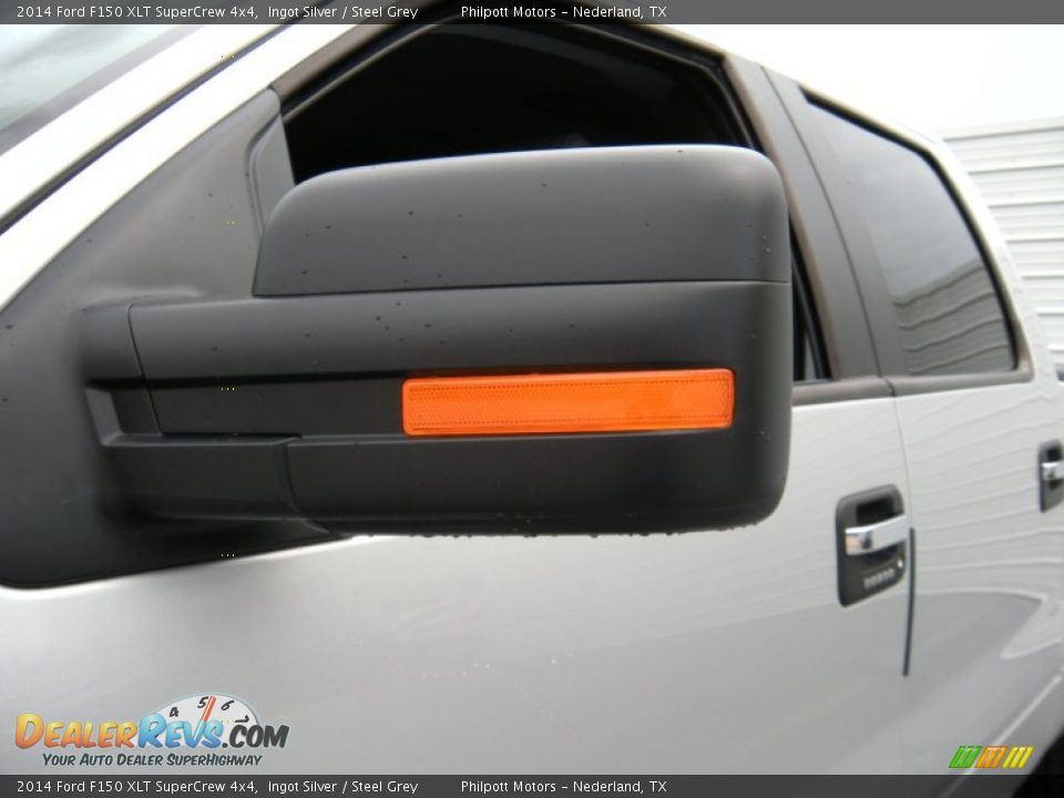 2014 Ford F150 XLT SuperCrew 4x4 Ingot Silver / Steel Grey Photo #13