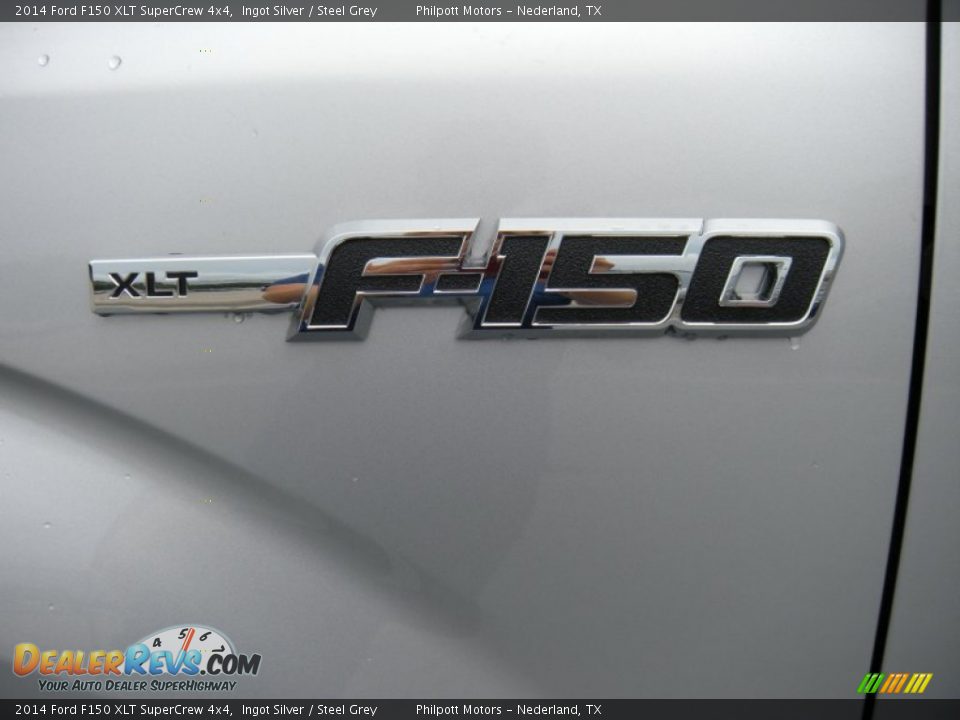 2014 Ford F150 XLT SuperCrew 4x4 Ingot Silver / Steel Grey Photo #14