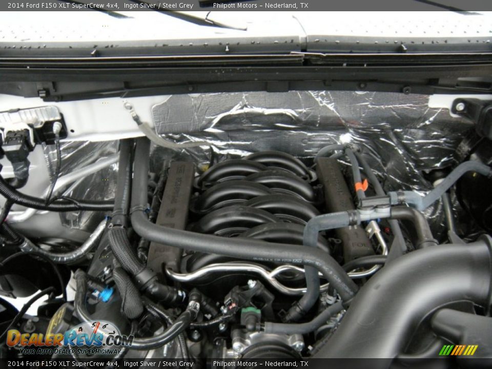 2014 Ford F150 XLT SuperCrew 4x4 Ingot Silver / Steel Grey Photo #20