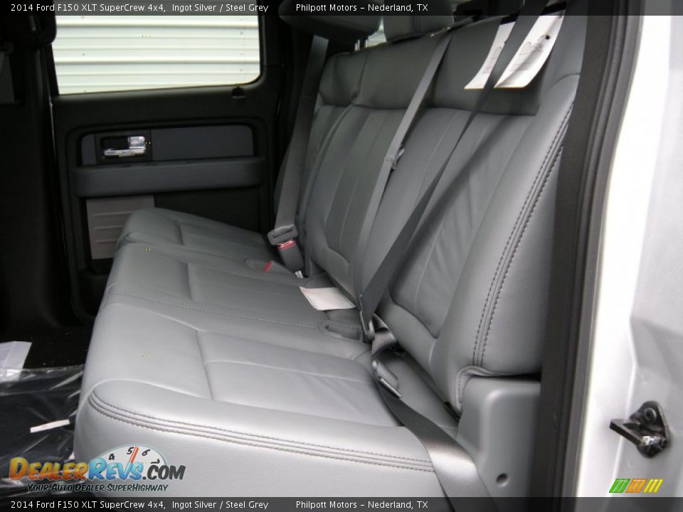 2014 Ford F150 XLT SuperCrew 4x4 Ingot Silver / Steel Grey Photo #24