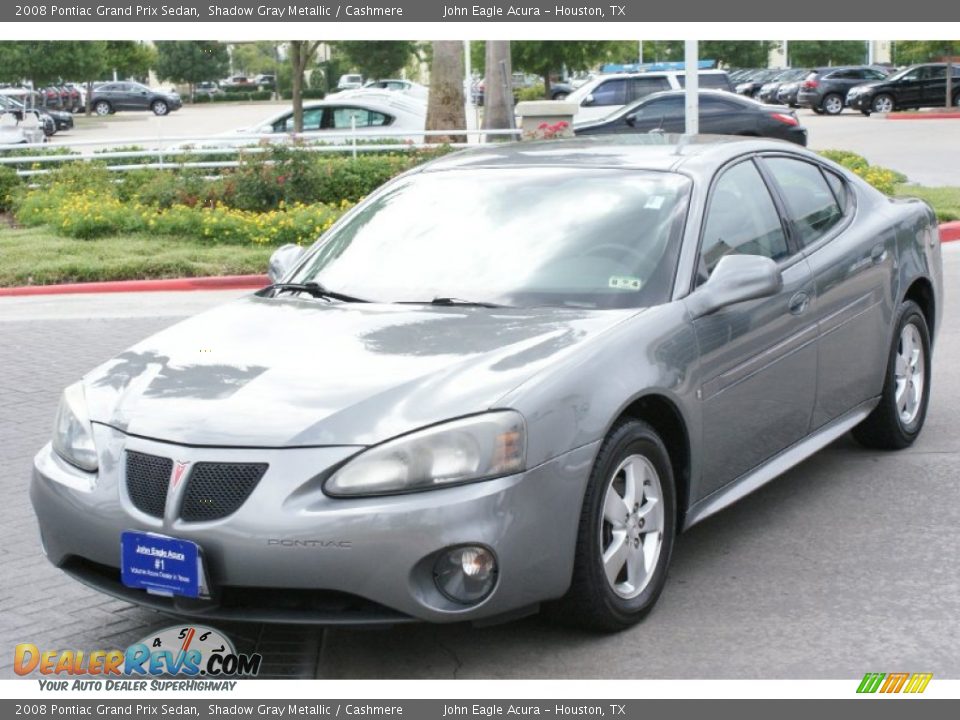 2008 Pontiac Grand Prix Sedan Shadow Gray Metallic / Cashmere Photo #2