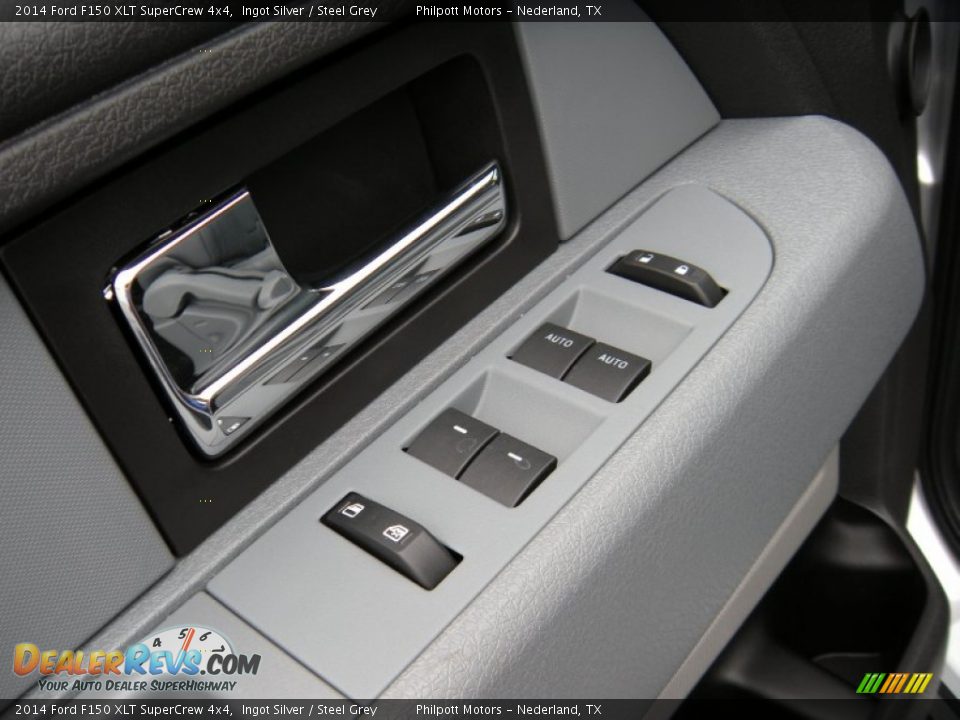 2014 Ford F150 XLT SuperCrew 4x4 Ingot Silver / Steel Grey Photo #26