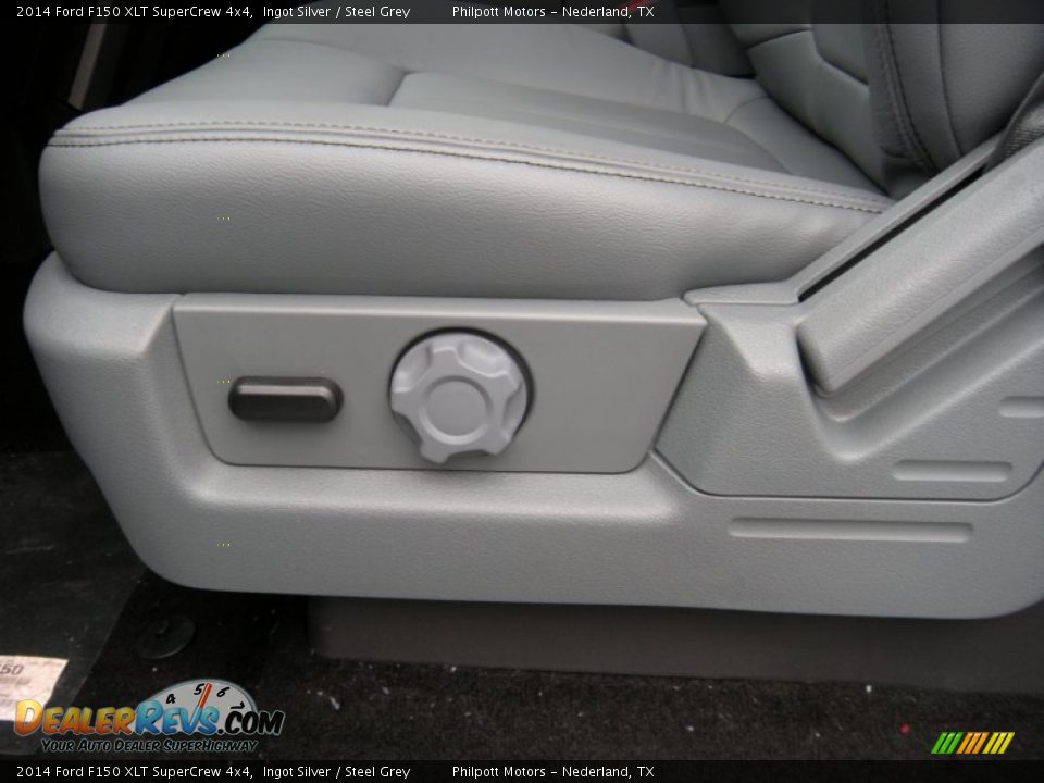 2014 Ford F150 XLT SuperCrew 4x4 Ingot Silver / Steel Grey Photo #28