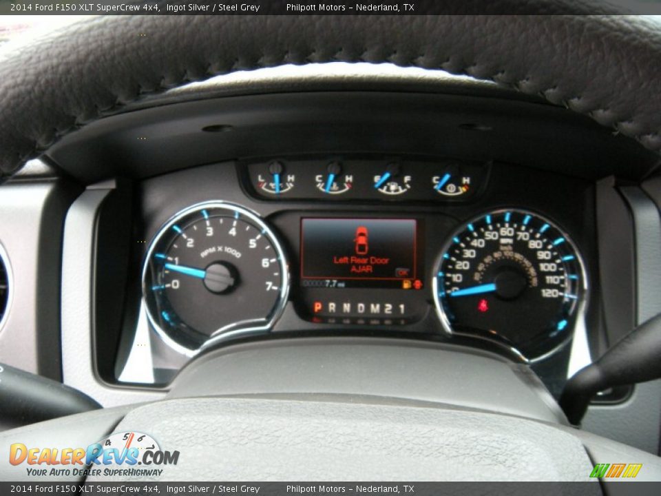 2014 Ford F150 XLT SuperCrew 4x4 Ingot Silver / Steel Grey Photo #36