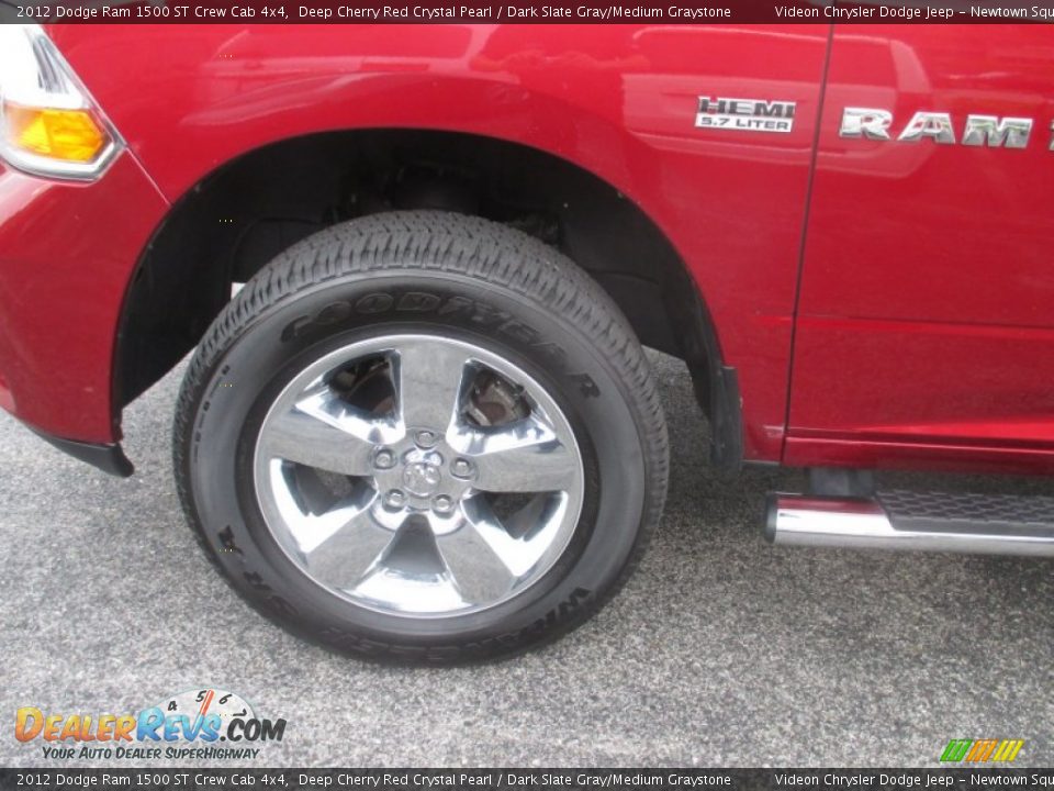 2012 Dodge Ram 1500 ST Crew Cab 4x4 Deep Cherry Red Crystal Pearl / Dark Slate Gray/Medium Graystone Photo #27