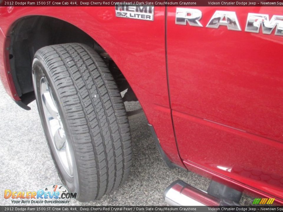 2012 Dodge Ram 1500 ST Crew Cab 4x4 Deep Cherry Red Crystal Pearl / Dark Slate Gray/Medium Graystone Photo #28