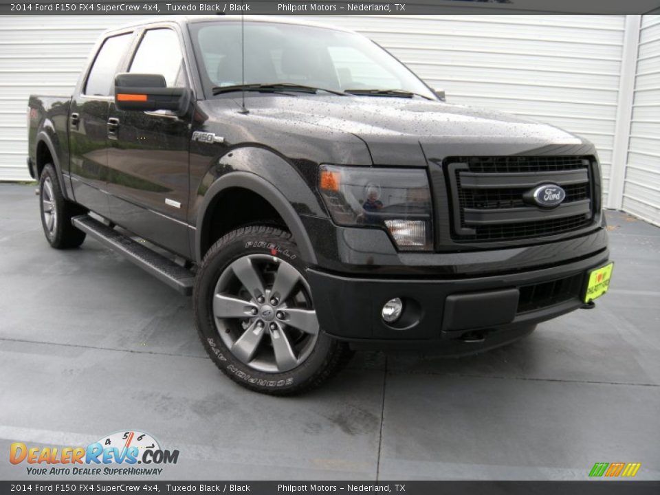 2014 Ford F150 FX4 SuperCrew 4x4 Tuxedo Black / Black Photo #1