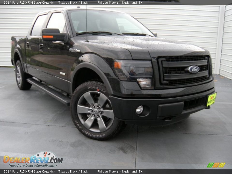 2014 Ford F150 FX4 SuperCrew 4x4 Tuxedo Black / Black Photo #2