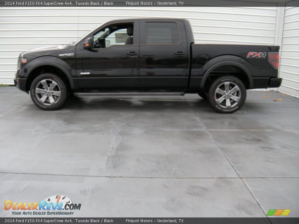 2014 Ford F150 FX4 SuperCrew 4x4 Tuxedo Black / Black Photo #6
