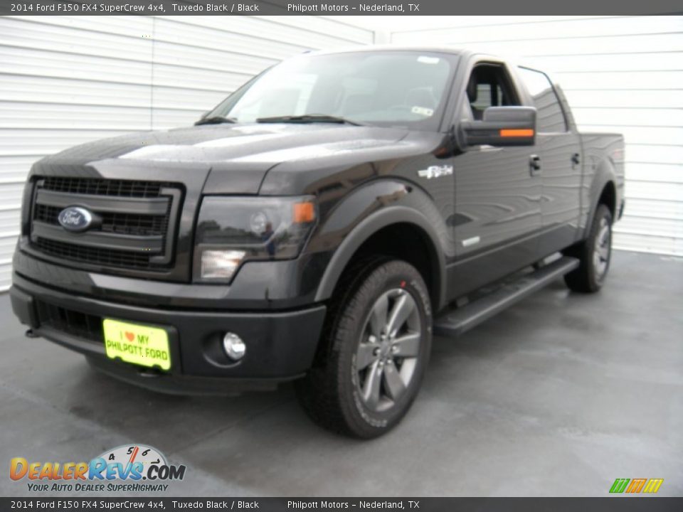 2014 Ford F150 FX4 SuperCrew 4x4 Tuxedo Black / Black Photo #7