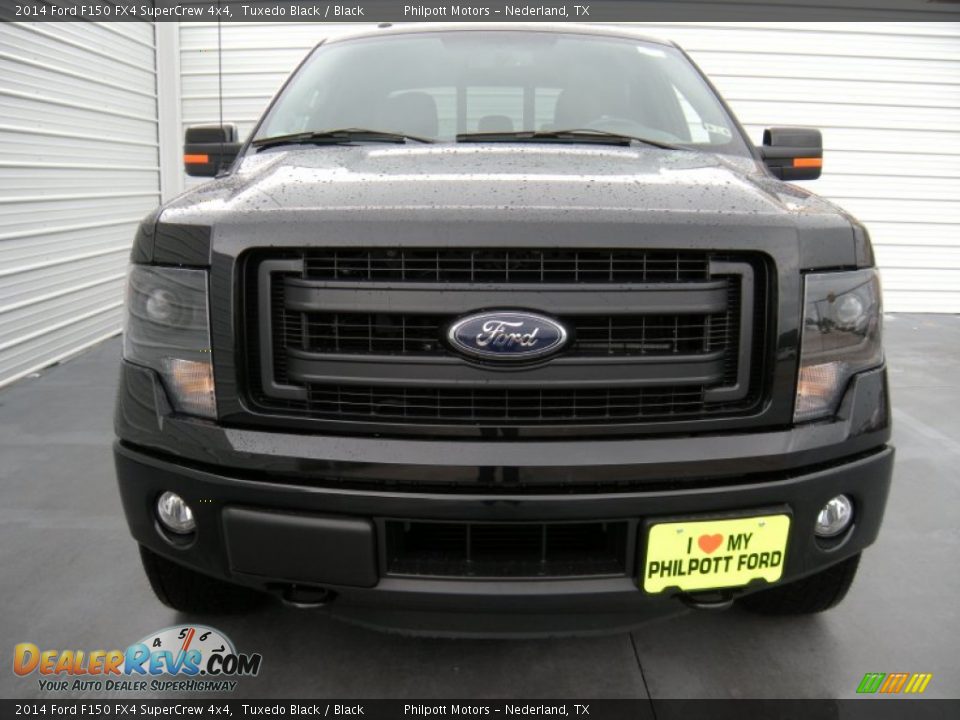 2014 Ford F150 FX4 SuperCrew 4x4 Tuxedo Black / Black Photo #8