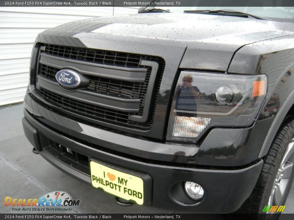 2014 Ford F150 FX4 SuperCrew 4x4 Tuxedo Black / Black Photo #10