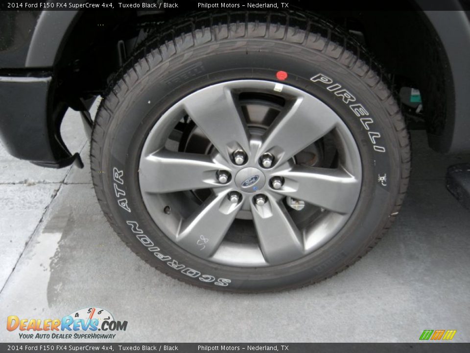 2014 Ford F150 FX4 SuperCrew 4x4 Tuxedo Black / Black Photo #11