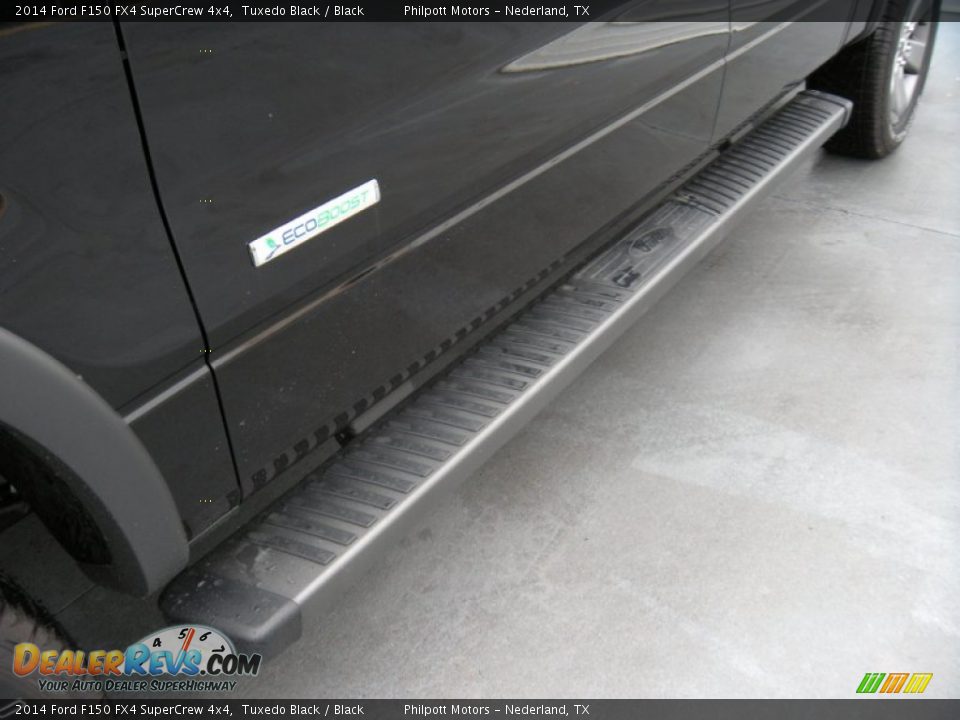 2014 Ford F150 FX4 SuperCrew 4x4 Tuxedo Black / Black Photo #12