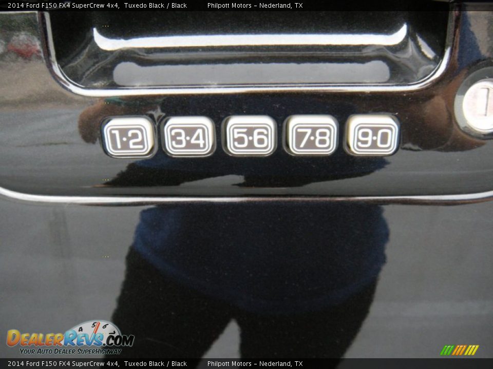 2014 Ford F150 FX4 SuperCrew 4x4 Tuxedo Black / Black Photo #16