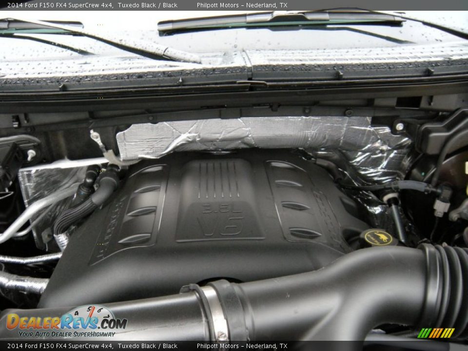 2014 Ford F150 FX4 SuperCrew 4x4 Tuxedo Black / Black Photo #19