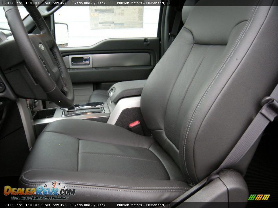 2014 Ford F150 FX4 SuperCrew 4x4 Tuxedo Black / Black Photo #27