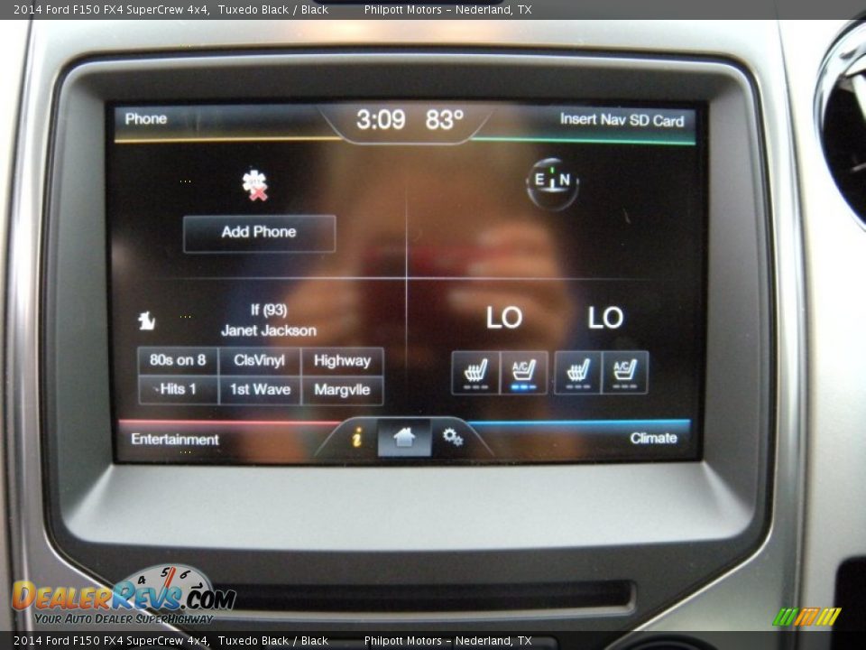 2014 Ford F150 FX4 SuperCrew 4x4 Tuxedo Black / Black Photo #32