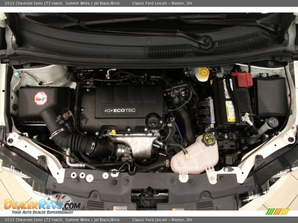 2013 Chevrolet Sonic LTZ Hatch Summit White / Jet Black/Brick Photo #23